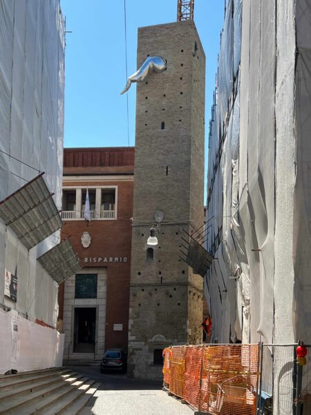 Giulia Poppi, Boccacce, 2026, instalaltion view at Torre Matteucci